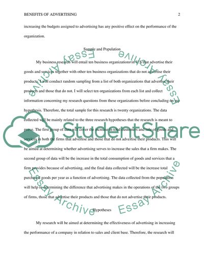 Benefits of Advertising