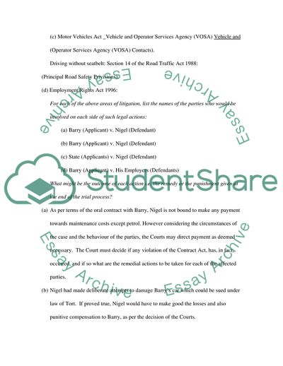 Variety of Law Exercises