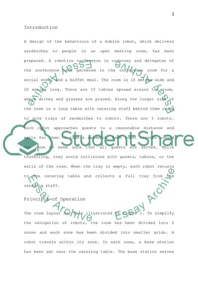 Selection of Behaviors and Sensors for a Mobile Robot