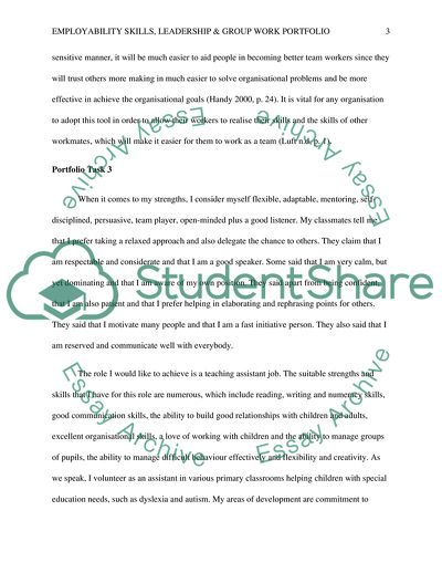 Employability Skills and Leadership