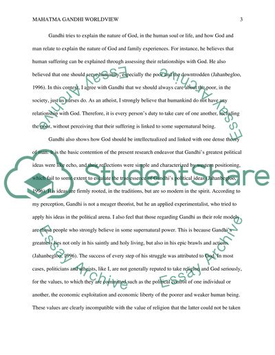 Mahatma Gandhi Worldview