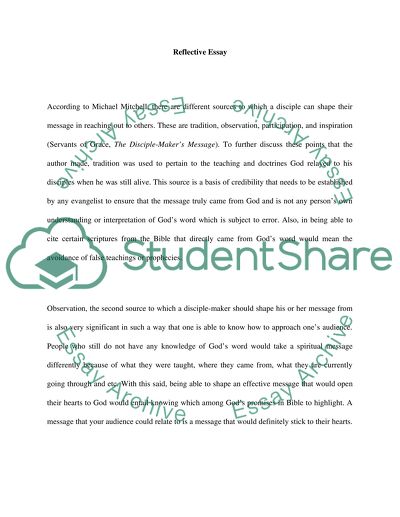 Forms and Sources of a Disciple-Makers Message