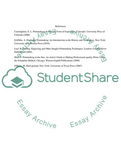 The Art of Printmaking