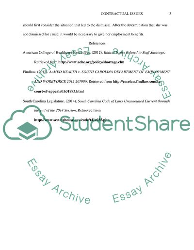 Contractual Issues in Healthcare