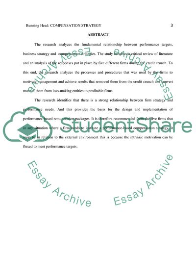 The Relationship between Business Strategy and Business Performance