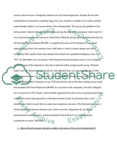 The Parallels between the Crash of 1929 with the Financial Crisis of 2007-2009