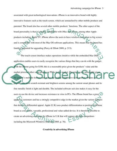 Advertising Campaign for Apples iPhone in the UK