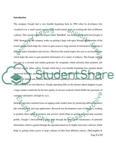 Google Strategic Diagnosis