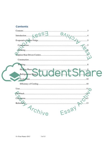 Solar Powered Fridge Technical Report