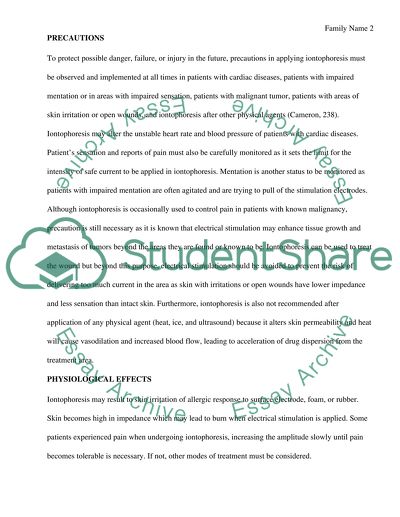 Iontophoresis use in physical therapy ( therapeutic modalites)