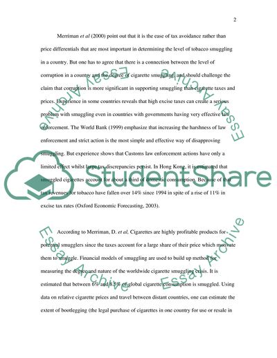 Tobacco tax in Hong Kong: How Does It Influence Cigarette Consumptions and Social Welfare