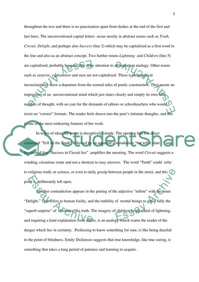 Telling truth slant crack up essays 08 image