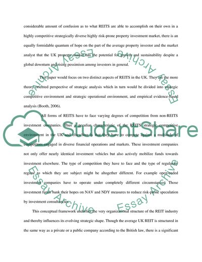 What is the Real Estate Investment Trusts