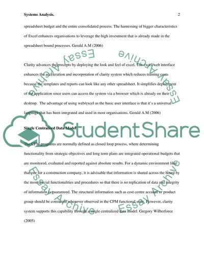Single Centralised Data Model