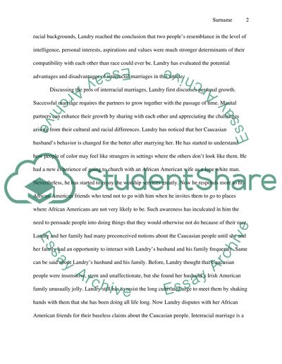 Interracial Marriages