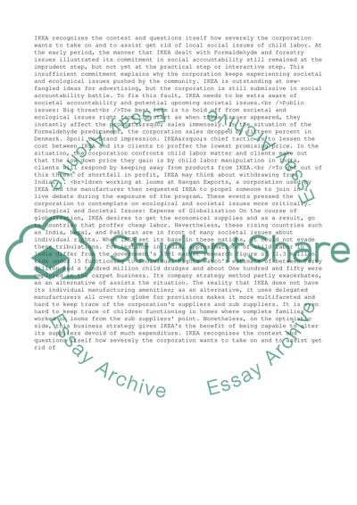 Ikea issues within th company