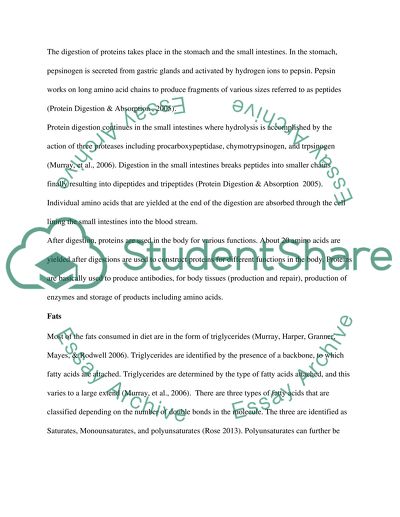 Nutrition for Health and Social Care (DISCUSSION)