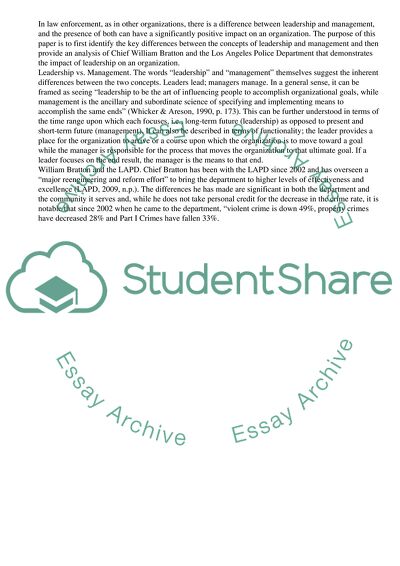 LAPD Chief William Bratton