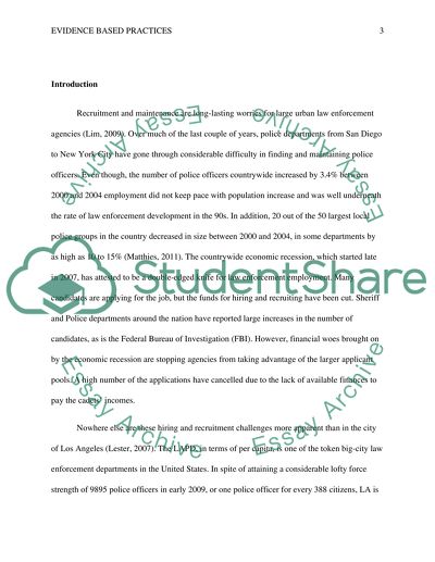 Evidence-Based Practices