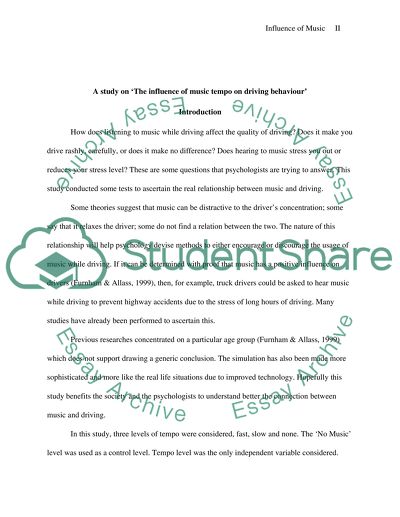 Effects of music on the brain essay image