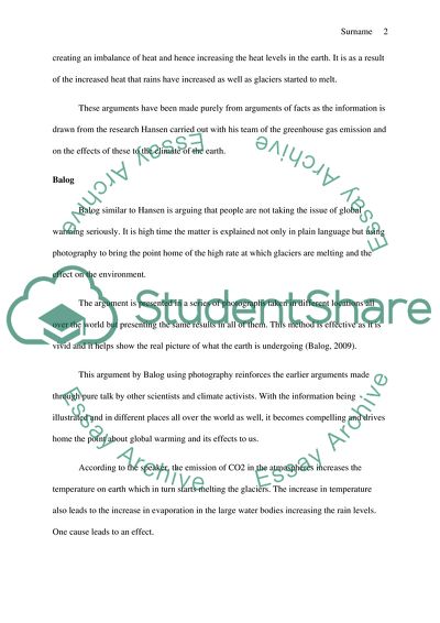 Arguments of Cause and Effect