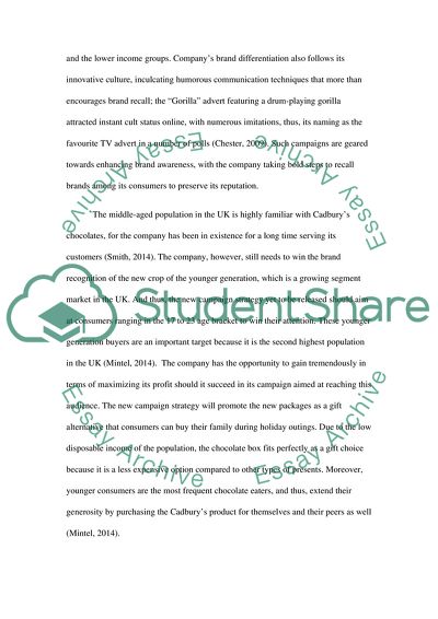 Cadburys Marketing Campaign