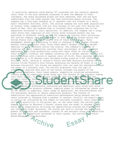 External Environment Analysis