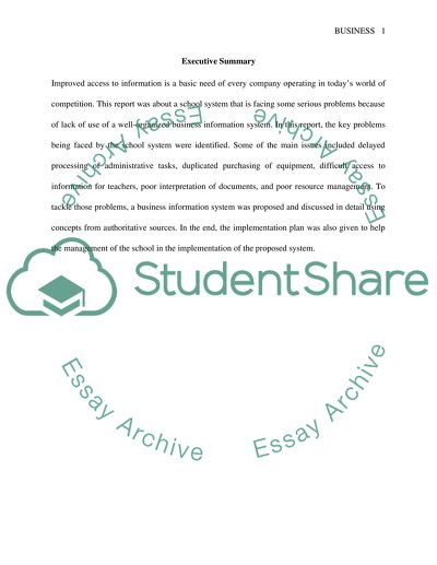 Improved Access to Information as a Basic Need of Every Organization