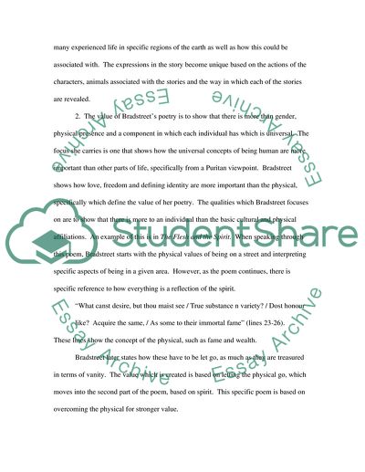 The American Traditions in Literature