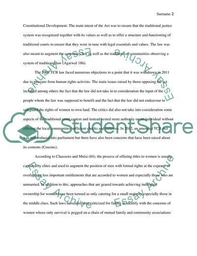 Women Rights and Food Security