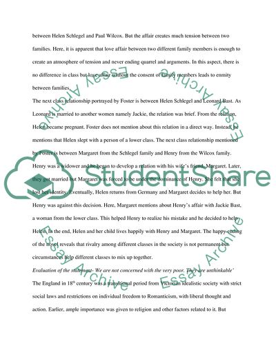We Are Not Concerned With The Very Poor, They Are Unthinkable by Edward Morgan Foster