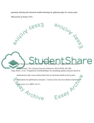 Electronic Health Technology Standards: Stage 1 and Stage 2 Requirements
