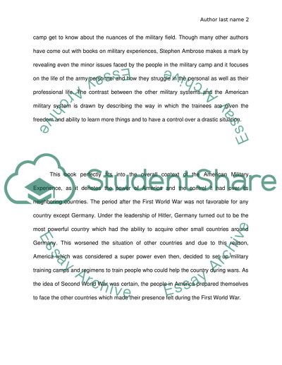 Band of Brothers by Stephen Ambrose