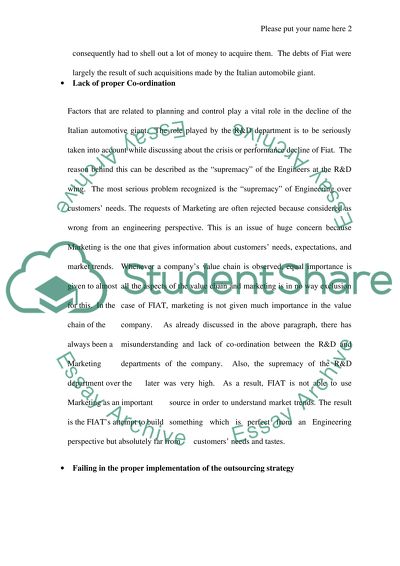 The Dramatic Decline in Fiats Performance