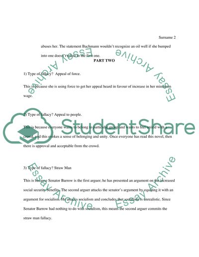 Informal and Formal Fallacy