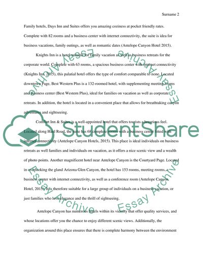 Antelope Canyon Hotel Destination