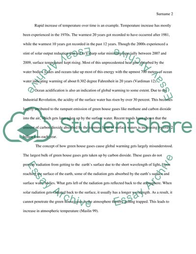 The Melting of the Polar Ice Caps