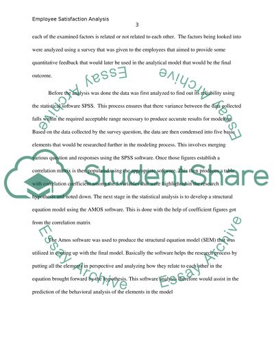 Survey data analysis