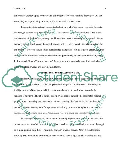 The Role of Corporate Responsibility and Ethics in the Workplace