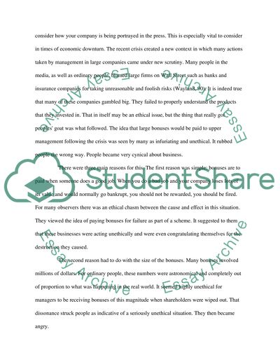 Business Ethics Assignment: The Corporation and Social Responsibility