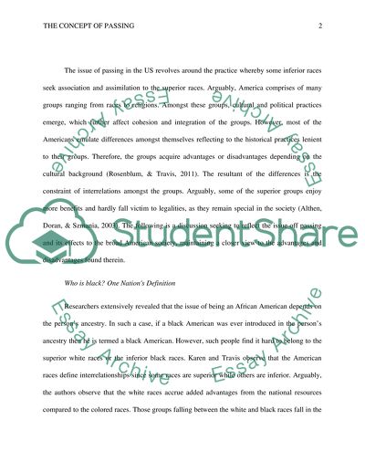 The concept of passing