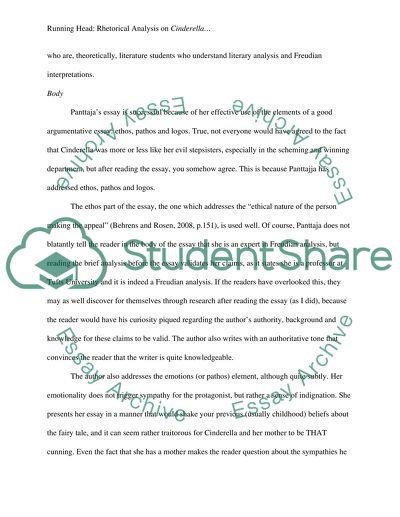 Cinderella: Not So Morally Superior by Elisabeth Panttaja