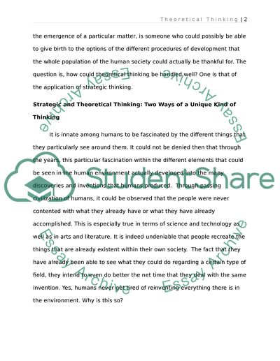 The Nature of Theory