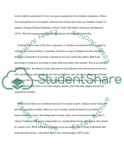 Are Atheists Moral and Ethical People