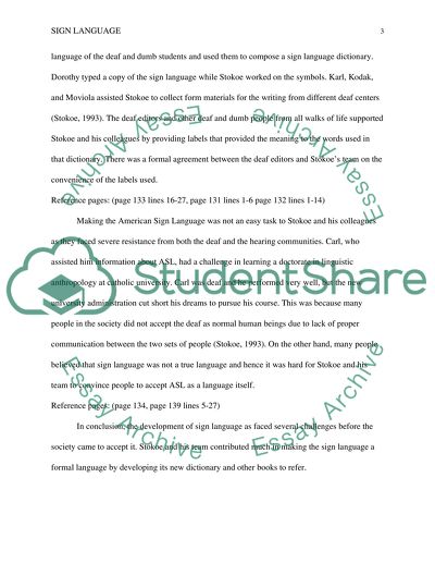 How has Stokoes work impacted the field of deaf education