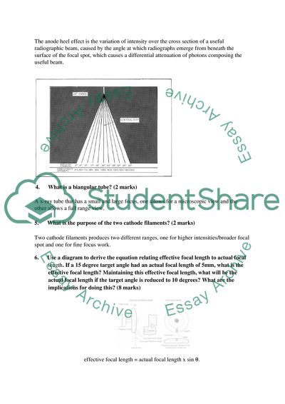 The Anode Heel Effect