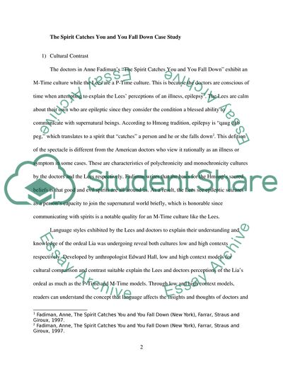 Cultural Contrast in The Spirit Catches You and You Fall Down