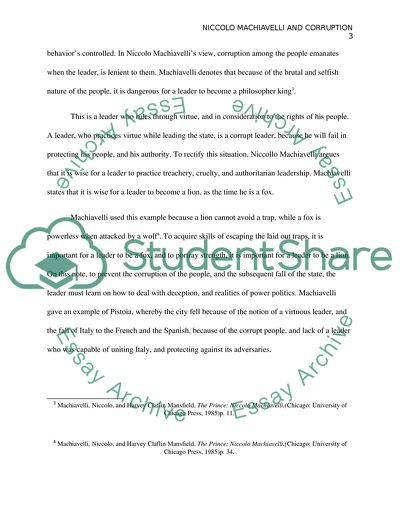 What Does Machiavelli Mean by a Corrupt People