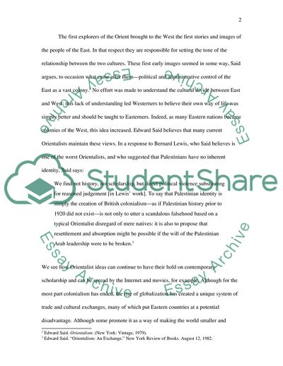 The Phenomena of Middle Eastern Culture