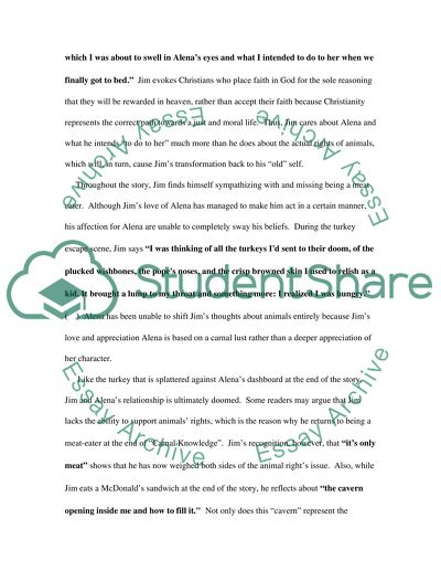 Meat as Faith: Jims Transformation in T.C. Boyles Carnal Knowledge